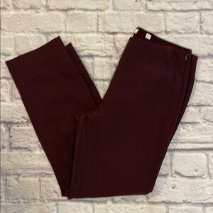 Vince Red Trousers with Straight Leg Design